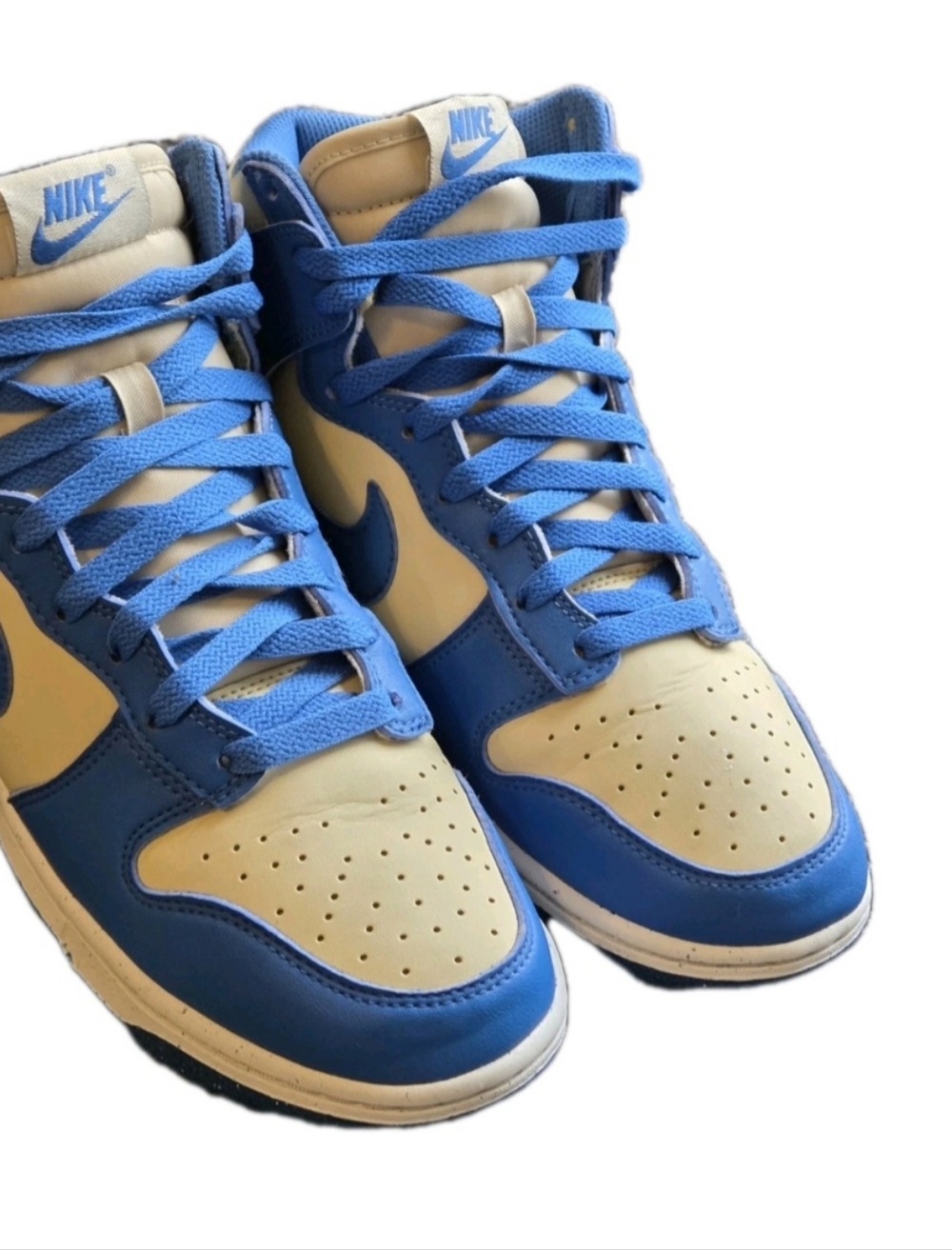 Nike Dunk High NN Next Nature Light Khaki Star Blue Limited FV5960-201 Wmns Sz 9 - Picture 3 of 14